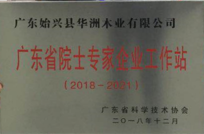 喜讯！华洲木业获批建立广东省院士专家（企业）工作站(图1)